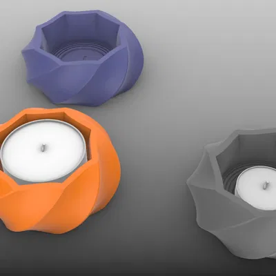 Đế nến trang trí cho nến đường kính 56mm và 38mm