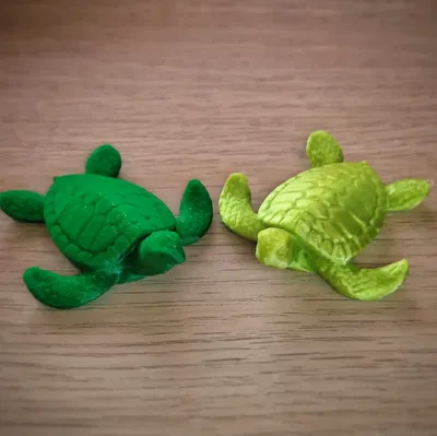 Mô hình rùa biển 3D đáng yêu - Vật trang trí tinh tế cho góc bàn làm việc