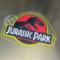 Mô hình logo Jurassic Park đa sắc in 3D tuyệt đẹp - Thumbnail 1