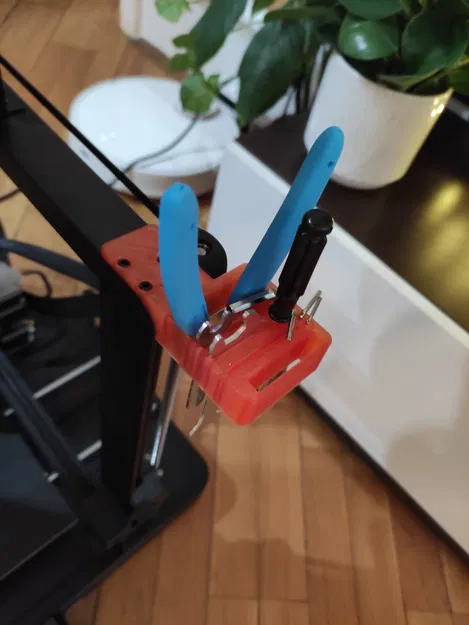 Khay gắn dụng cụ và HexScraper cho máy in 3D Ender-3 V3 SE - Image 2