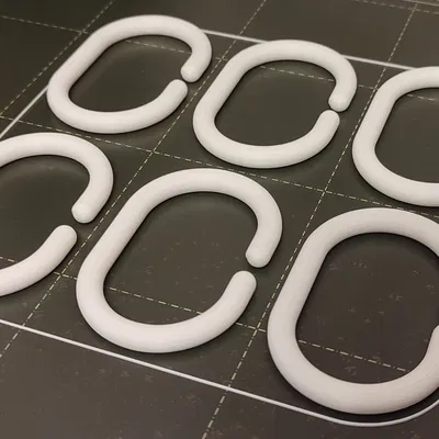 Móc treo rèm phòng tắm/nhà vệ sinh