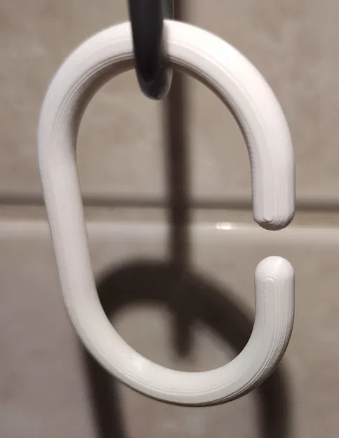 Móc treo rèm phòng tắm/nhà vệ sinh - Image 3