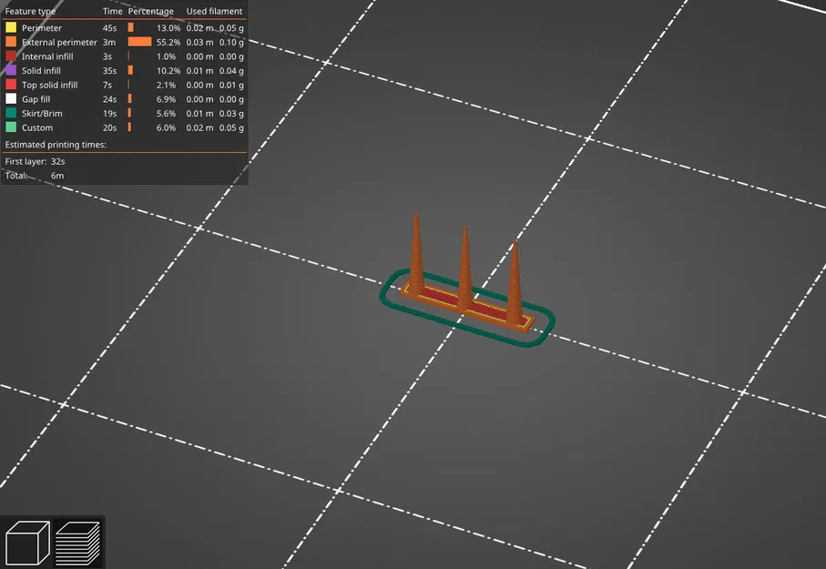 Mô hình kiểm tra lỗi kéo tơ (stringing test) chuyên dụng cho máy in 3D - Image 1