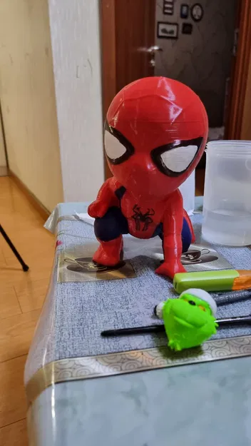 Mô hình ống heo tiết kiệm hình Spider-Man in 3D độc đáo - Image 4