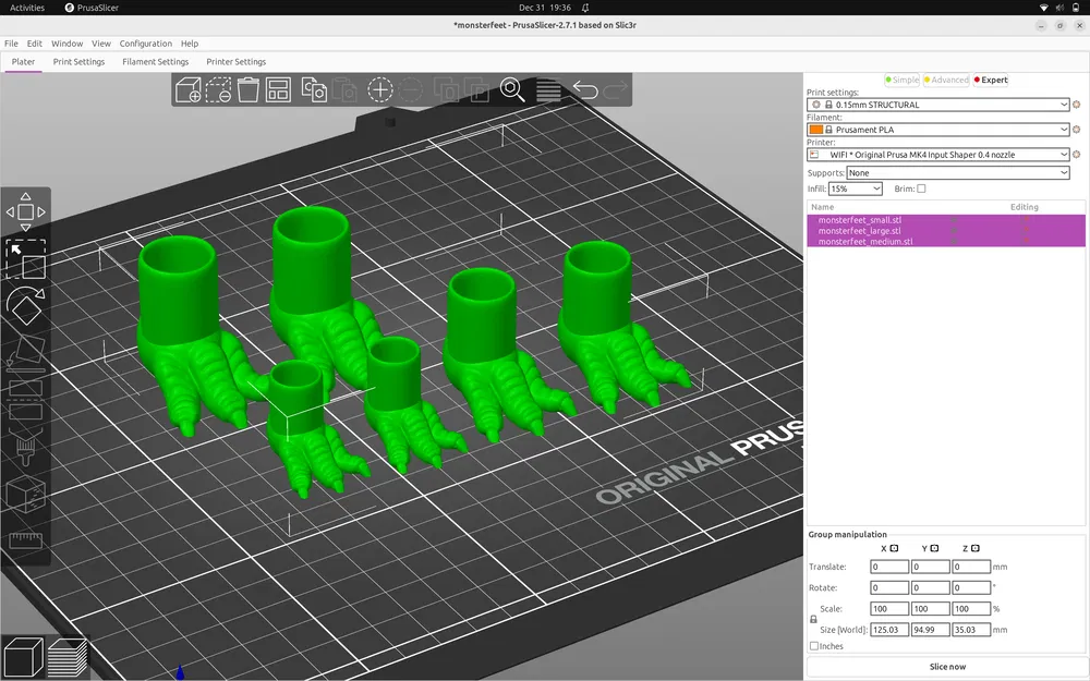 Bàn chân quái vật (dành cho ngón tay) - Image 3