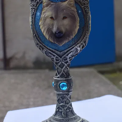 Mô hình ly, cốc phong cách Trung cổ