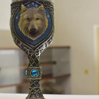 Mô hình ly, cốc phong cách Trung cổ