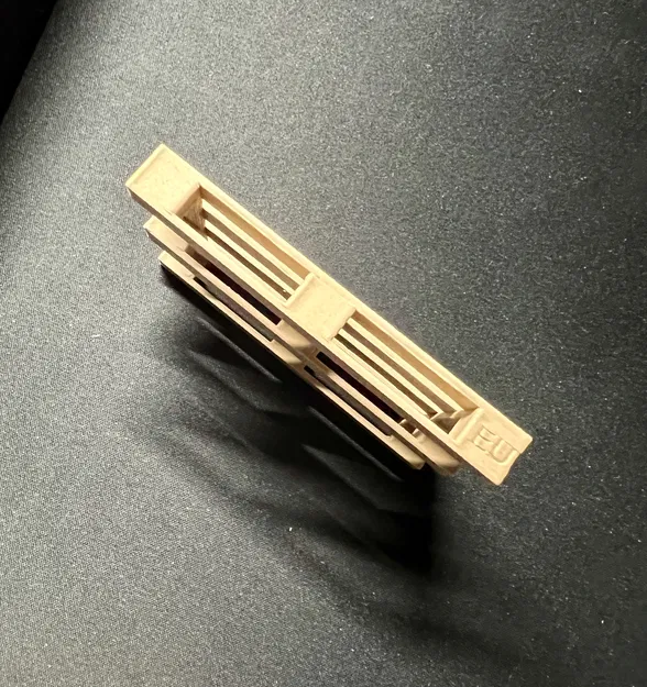 Mô hình Pallet EU Tỉ Lệ 1:14 Phụ Kiện Trang Trí Cho Mô Hình Xe - Image 2