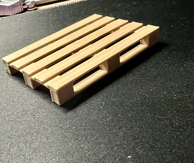 Mô hình Pallet EU Tỉ Lệ 1:14 Phụ Kiện Trang Trí Cho Mô Hình Xe - Image 3