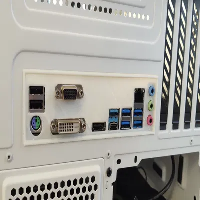 Miếng Chặn Cổng I/O Cho Mainboard ASRock B450M Pro4 - Tự In 3D