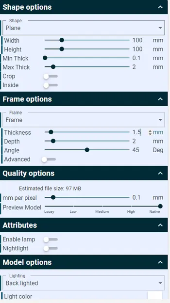 Hộp trưng bày Lithophane - Image 2