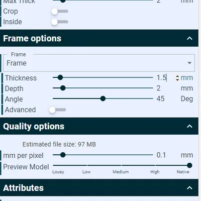 Hộp trưng bày Lithophane