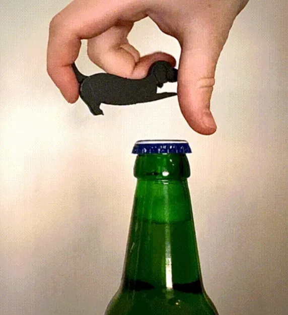 Dụng cụ khui bia hình chú chó xúc xích (Hund Flaschenöffner) - Image 4