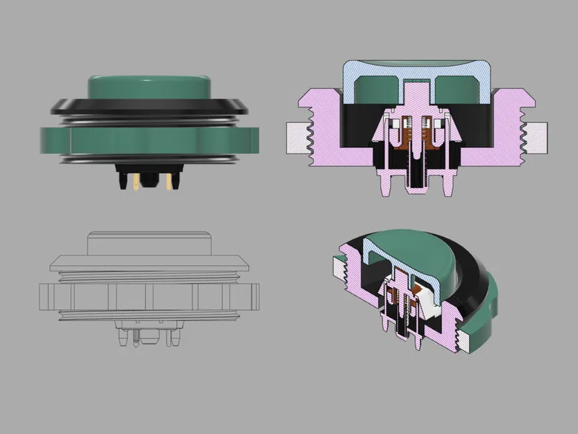 Nút bấm Arcade tùy biến cho máy chơi game - Tương thích switch phím cơ - Image 2