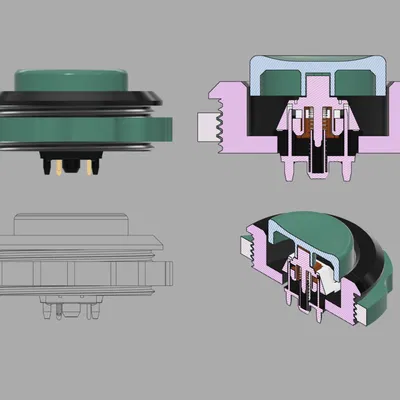 Nút bấm Arcade tùy biến cho máy chơi game - Tương thích switch phím cơ