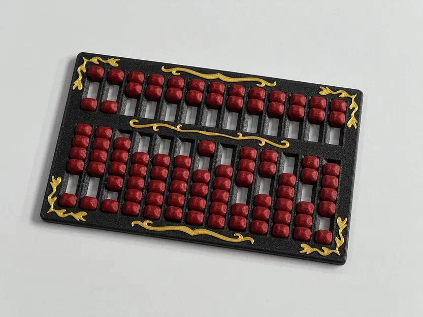 Bàn Tính Kiểu Trung Hoa In-in-Place (Suanpan) - Image 1