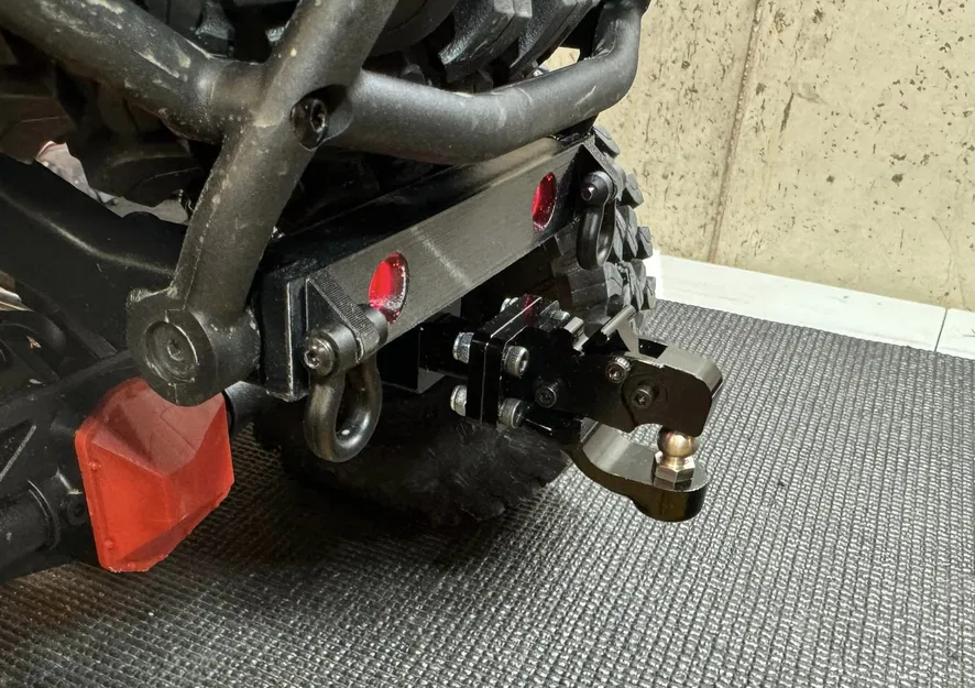 Cản sau Axial SCX6 Honcho kèm giá gắn Trailer Hitch - Image 1