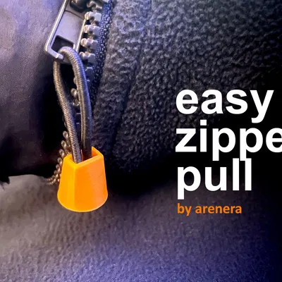 Đầu kéo khóa Zipper tiện lợi - Phụ kiện 3D hữu ích cho mọi trang phục