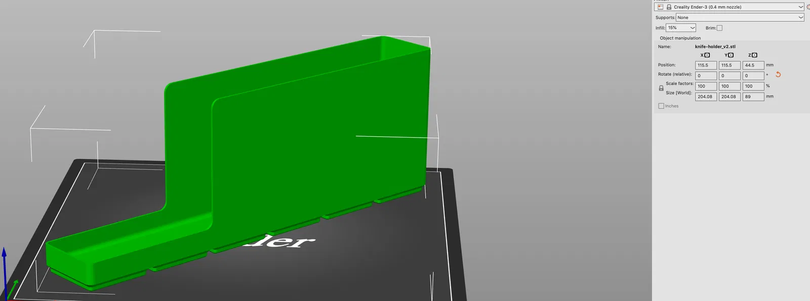 Khay đựng dụng cụ ăn uống Gridfinity 89mm - Sắp xếp bếp gọn gàng - Image 4