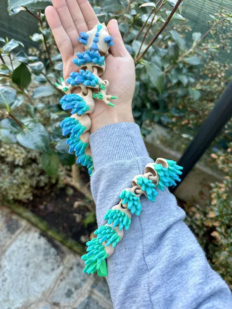 Mô hình Rồng Pha Lê Đá linh hoạt (Articulated Rock-Crystal Dragon) - Image 2