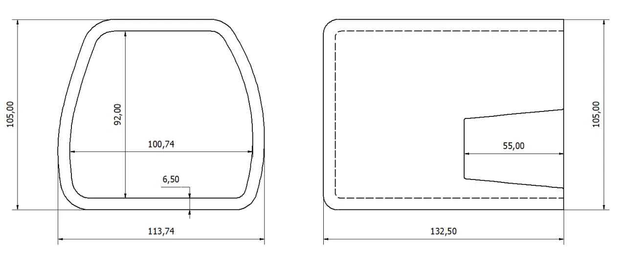 Hộp đựng bàn đạp (foot pedal) cho máy may Singer Heavy Duty - Image 5