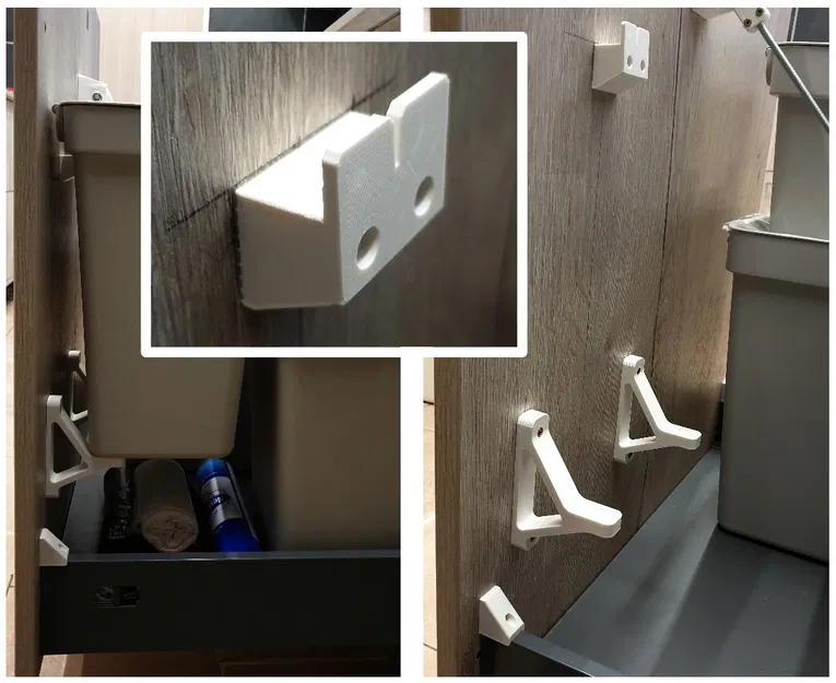 Giá treo 3D IKEA Hållbar - Giải pháp lắp đặt thùng rác tối ưu - Image 1