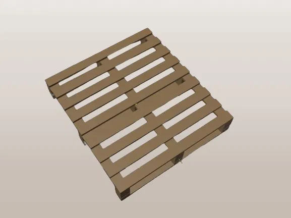 Mô hình tấm pallet gỗ (Wood Pallet) thu nhỏ dùng trang trí - Image 1
