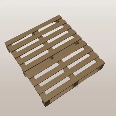 Mô hình tấm pallet gỗ (Wood Pallet) thu nhỏ dùng trang trí