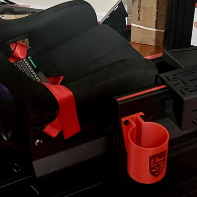 Giá đỡ cốc nước Porsche cho Sim Racing Rig - In 3D tiện lợi
