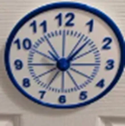 Mẫu đồng hồ treo tường 3D thiết kế hiện đại tự in ấn - Image 1