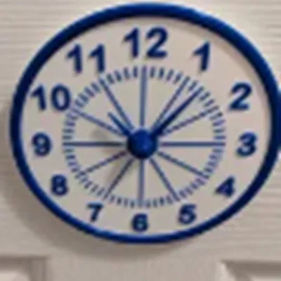 Mẫu đồng hồ treo tường 3D thiết kế hiện đại tự in ấn