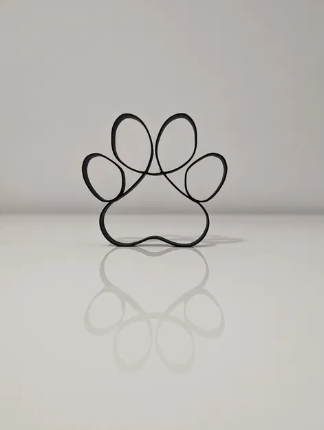 Mô hình trang trí Dấu chân Chó/Mèo phong cách tối giản (Minimalist Paw) - Image 1