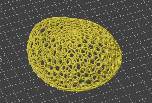 Ngực giả TPU cấu trúc Voronoi - Image 1