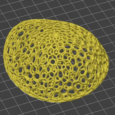 Ngực giả TPU cấu trúc Voronoi