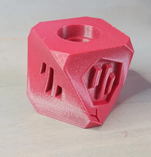 Mô hình trang trí Twisted Voron Cube - In 3D cực chất - Image 1
