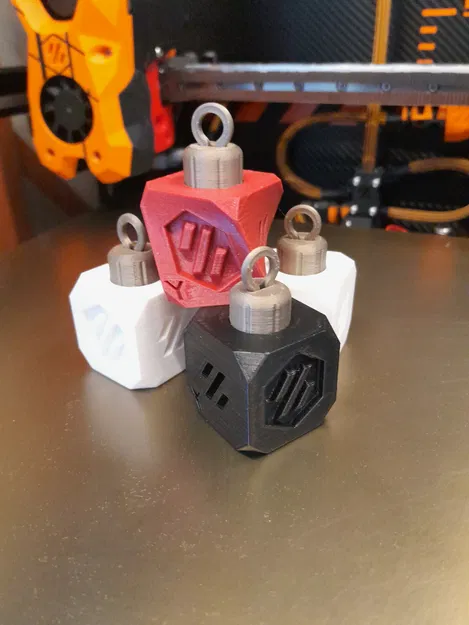 Mô hình trang trí Twisted Voron Cube - In 3D cực chất - Image 2