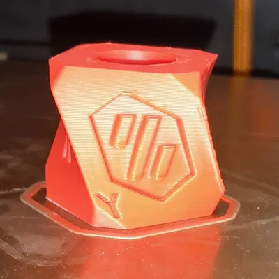 Mô hình trang trí Twisted Voron Cube - In 3D cực chất