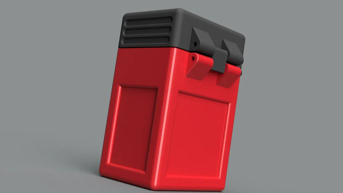 Hộp đựng Stripper Clip 223/556 phiên bản mặt trơn kèm nắp có gân - Image 1