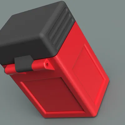 Hộp đựng Stripper Clip 223/556 phiên bản mặt trơn kèm nắp có gân