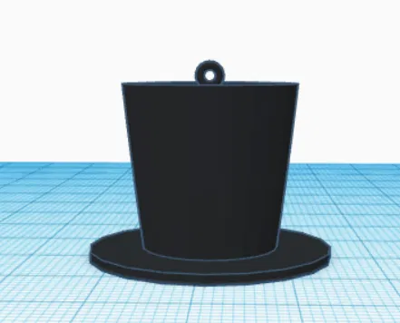 Mô hình chiếc mũ Freddy (FNAF) dùng làm trang trí và móc khóa 3D - Image 1