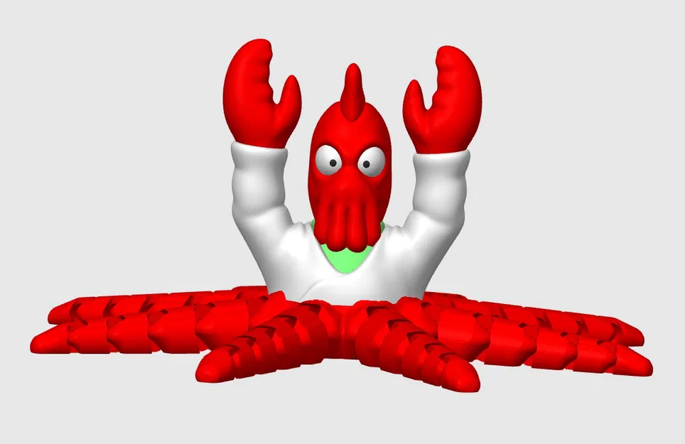 Mô hình Dr. Zoidberg cử động đa sắc (Octo-Zoid Multicolor) - Image 1