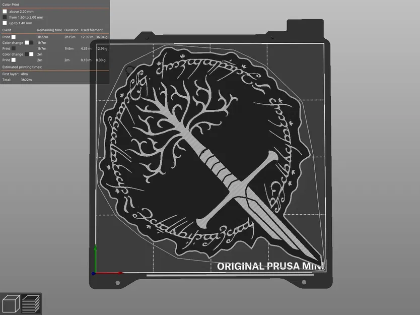 Mô hình trang trí Cây Gondor (LOTR) dành cho máy in 3D - Image 4