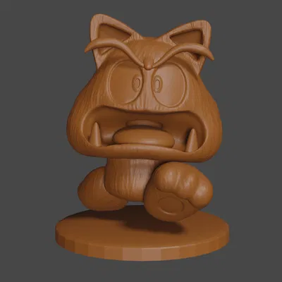 Mô hình Cat Goomba lấy cảm hứng từ Mario dành cho game tabletop