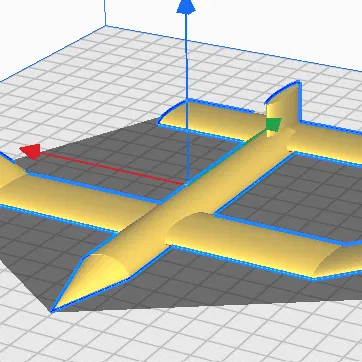 Mô hình máy bay lượn Glider Toy - File in 3D nhanh gọn, giải trí