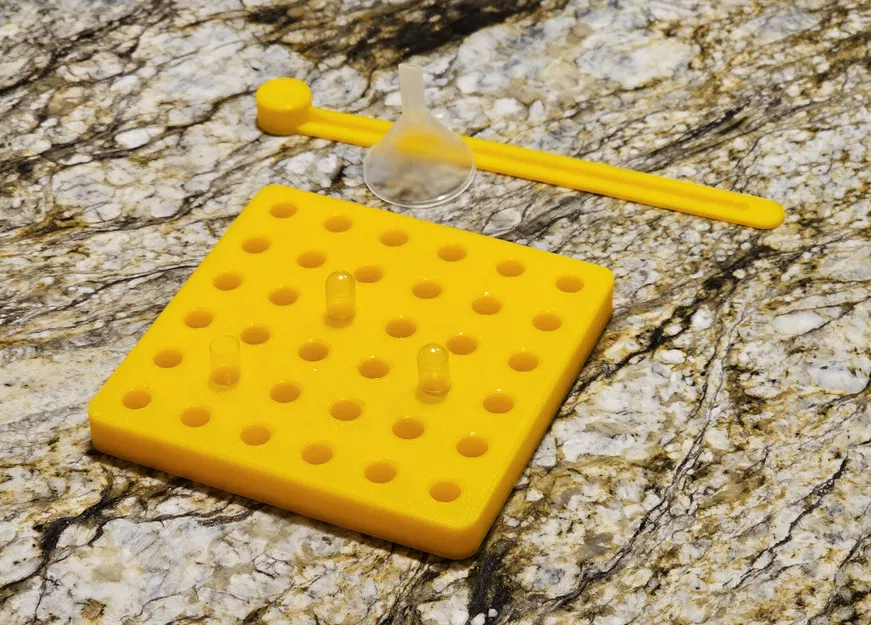 Khuôn đóng viên thuốc (Capsule Filler) - Size 0 - 6x6 - Image 2