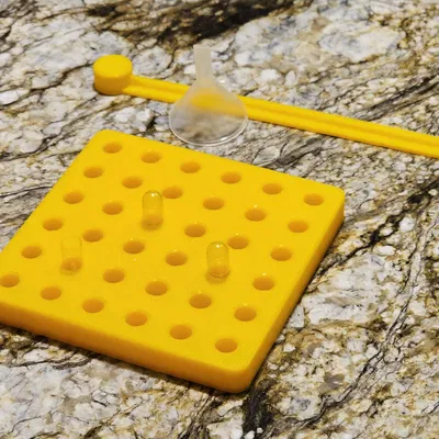 Khuôn đóng viên thuốc (Capsule Filler) - Size 0 - 6x6