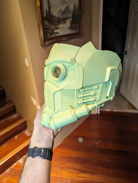 Mô hình mặt nạ Star-Lord 3D chi tiết cho fan Marvel - Image 1