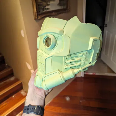 Mô hình mặt nạ Star-Lord 3D chi tiết cho fan Marvel