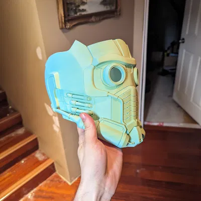 Mô hình mặt nạ Star-Lord 3D chi tiết cho fan Marvel