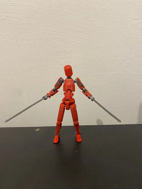 Tay cầm Katana cho mô hình Dummy 13 - Phụ kiện in 3D chất lượng - Image 1